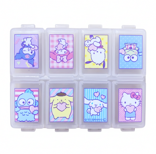 Sanrio 三麗鷗 小物收納盒(8格), 透明色, 1入