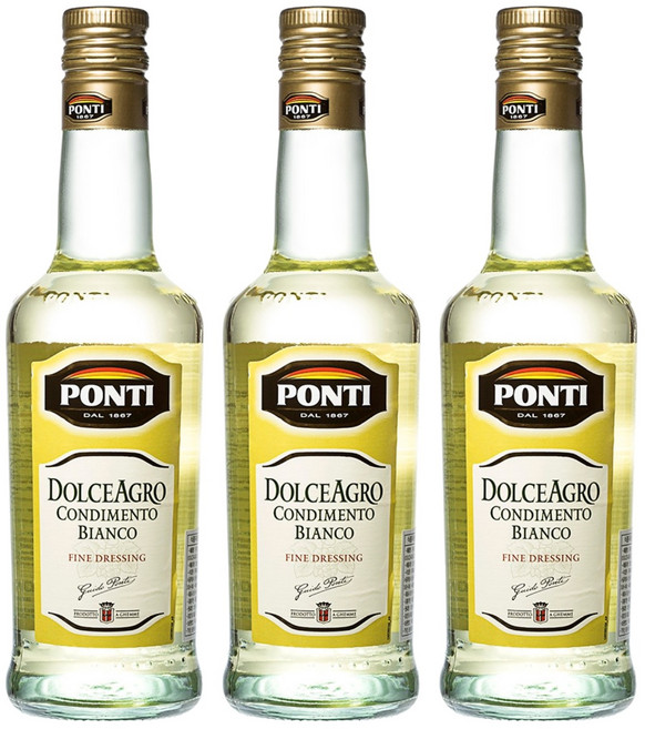 폰티 발사믹 화이트 식초, 500ml, 3개