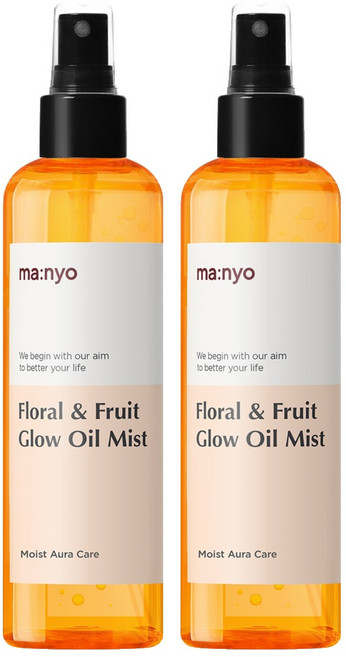 마녀공장 플로럴 앤 프룻 글로우 오일 미스트, 150ml, 2개