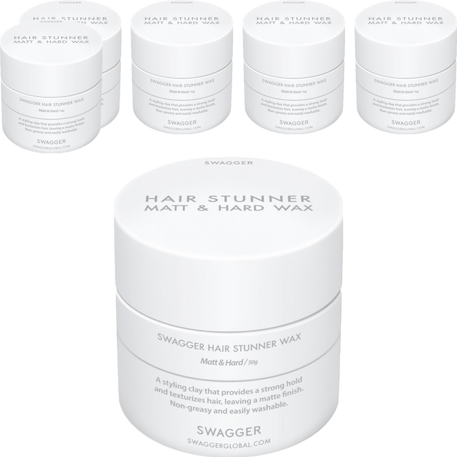 스웨거 헤어 스터너 왁스 매트 앤 하드, 6개, 50g