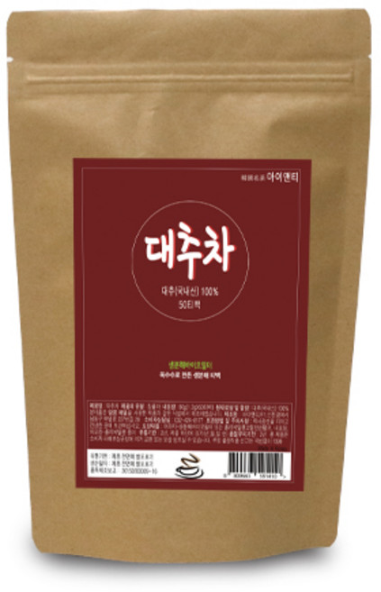 아이앤티 자연한잔 대추차 삼각티백, 1.2g, 50개입, 1개