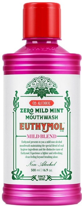유시몰 제로마일드가글 구강청결제, 1개, 500ml