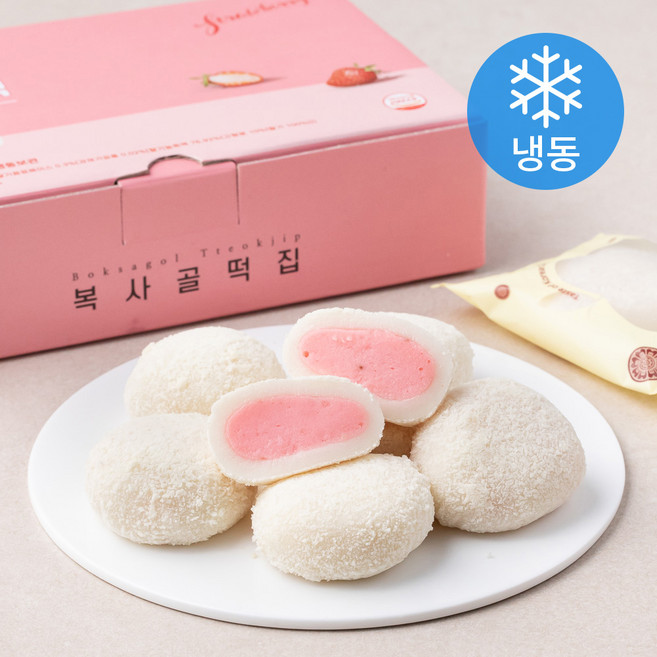 수라당 딸기그릭요거트떡 (냉동), 40g, 12개입, 1박스