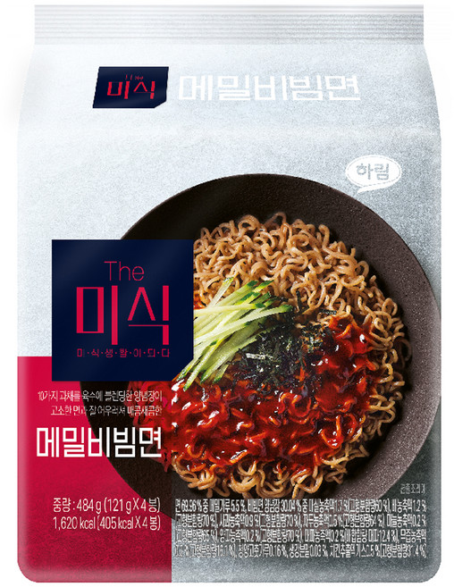 더미식 메밀 비빔면 121g, 4개
