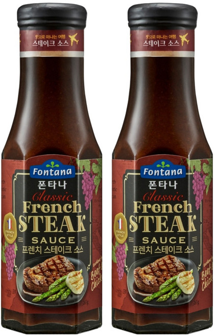 폰타나 프렌치 스테이크 소스, 265g, 2개