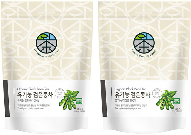 평창다원 유기농 검은콩차, 1.5g, 20개입, 2개