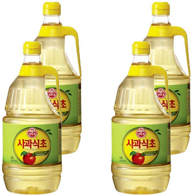 오뚜기 사과식초, 1.8L, 4개