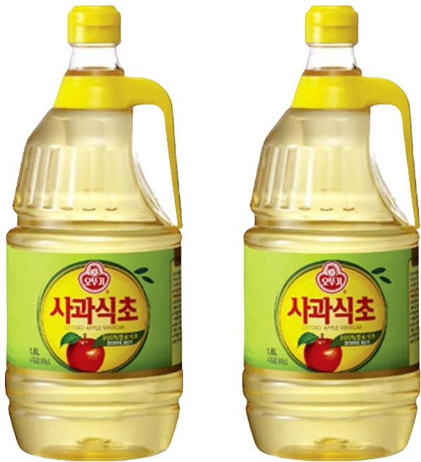 오뚜기 사과식초, 1.8L, 2개