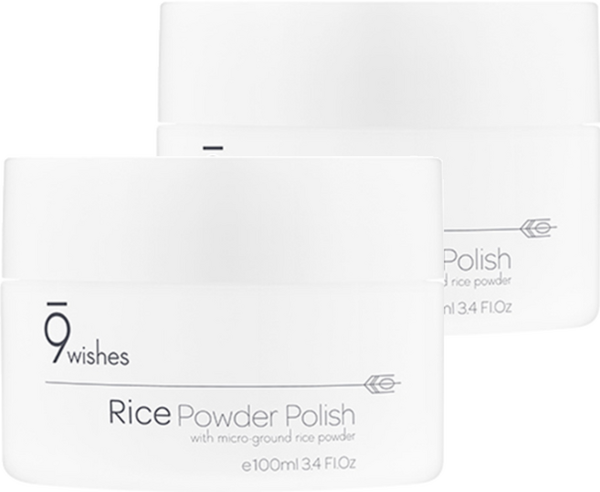 나인위시스 라이스 파우더 폴리쉬, 100ml, 2개