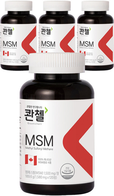 콴첼 MSM, 120정, 4개