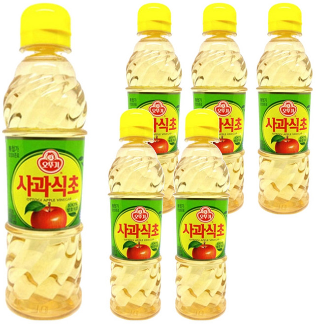 오뚜기 사과식초, 500ml, 6개