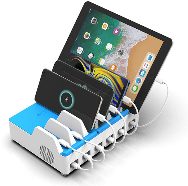 스토리링크 USB C타입 6포트 초고속 PD 멀티충전기 180W SPC-PD6P, 화이트, 1개