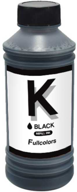 풀컬러즈 캐논 / HP / 삼성 / 엡슨 / LG / 브라더 호환리필잉크 500ml, 검정, 1개