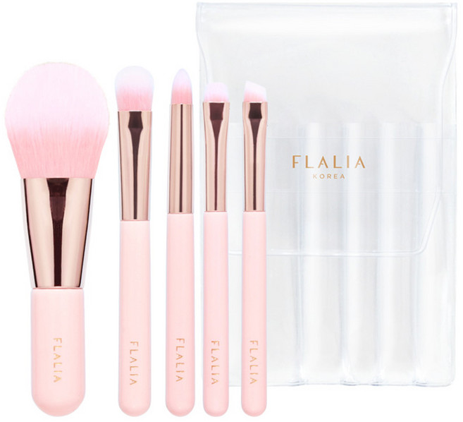 플라리아 헤이 미니 브러쉬 5종 세트, 혼합색상, 1개