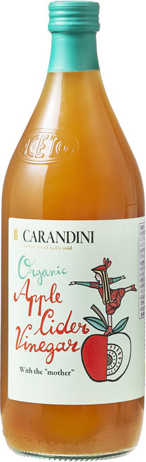 카란디니 유기농 애플사이다비니거 100퍼센트, 1L, 1개