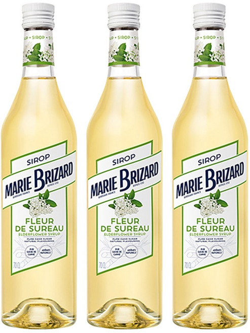 마리브리자드 엘더플라워 시럽, 700ml, 3개