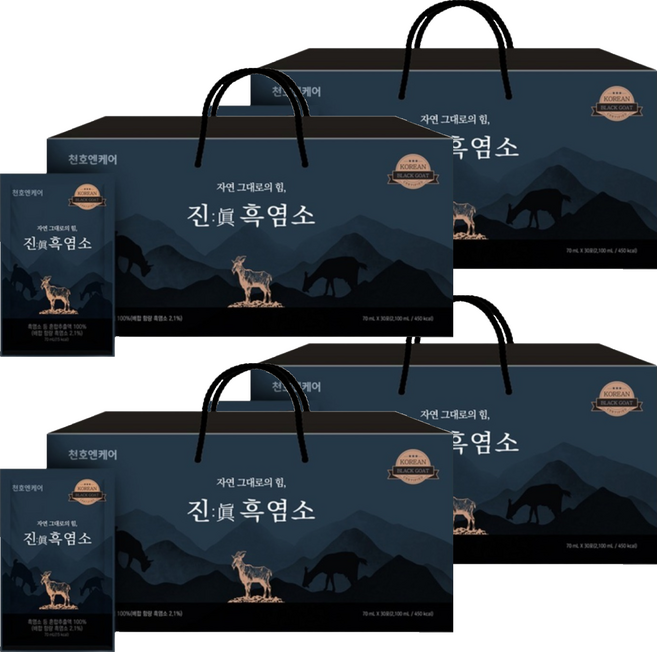 천호엔케어 진 흑염소 30p, 2.1L, 4박스