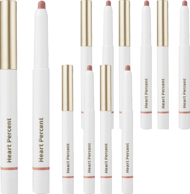 하트퍼센트 도트 온 무드 립펜슬 0.8g, 13베어립스, 6개