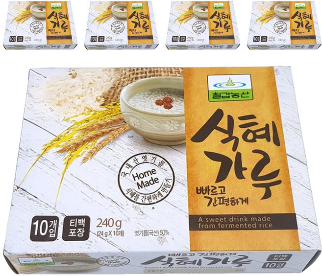 Chilkabnongsan 甜米釀粉 10包入, 240g, 5盒