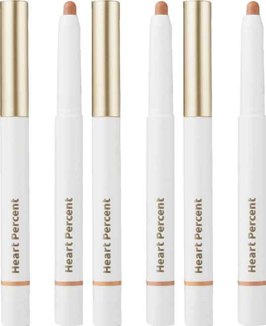 하트퍼센트 도트 온 무드 립펜슬 0.8g, 12카라멜베이지, 3개
