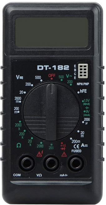 FONG HUA 崶華 迷你數位液晶數字萬用電錶 FDT-182, 1個
