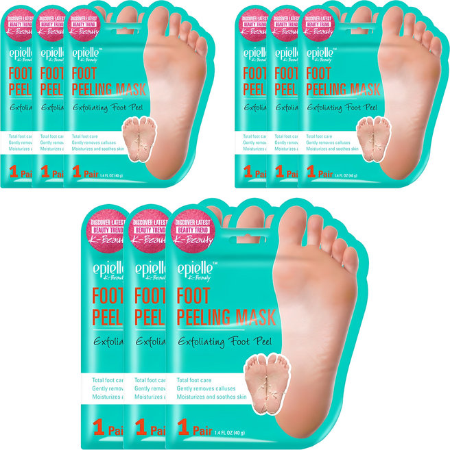 에피엘르 풋필링 마스크팩, 2개입, 9개, 40g