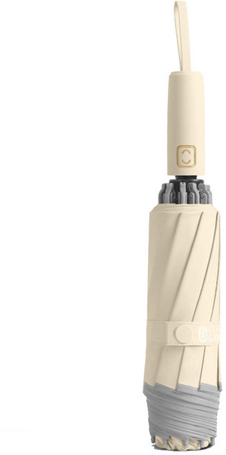 공유 원터치 3단 햇빛차단 거꾸로 접이식 자동 양산 우산