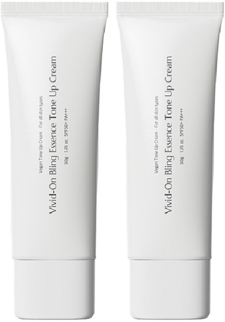 비비드온 블링 에센스 톤업크림 SPF50+ PA+++, 50g, 2개