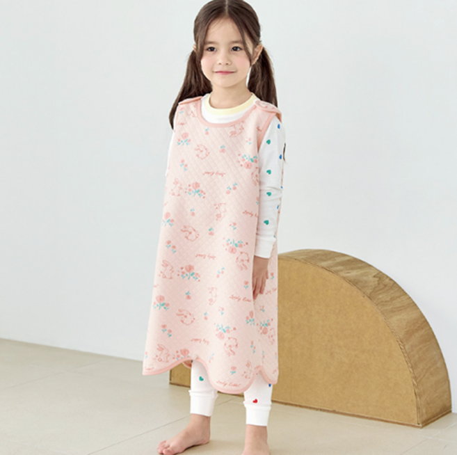 메이키즈 유아동 주니어 퐁퐁레빗 보온 수면조끼