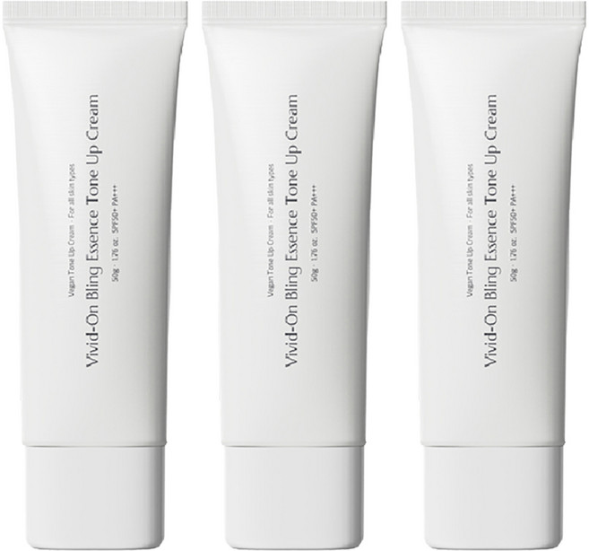 비비드온 블링 에센스 톤업크림 SPF50+ PA+++, 50g, 3개