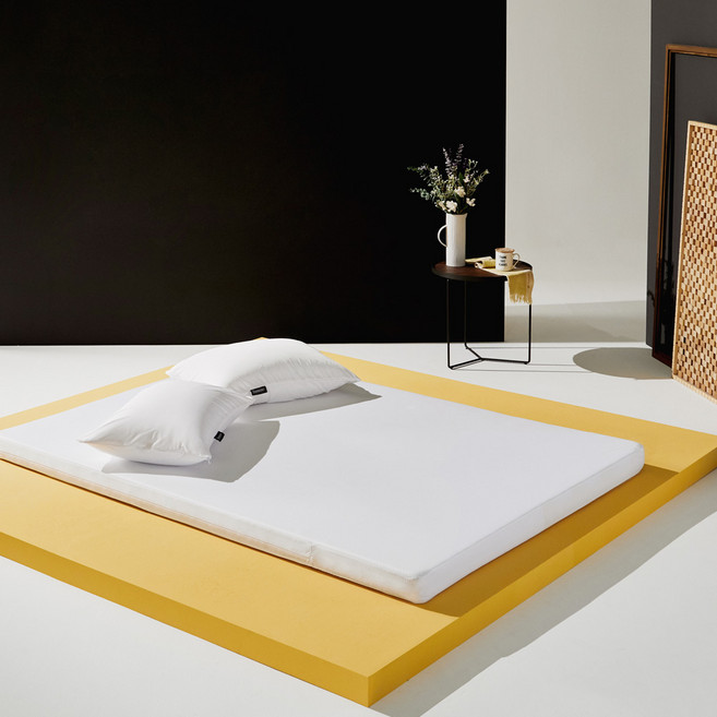 파미지오 스타일 6면방수 지퍼형 토퍼커버, 화이트