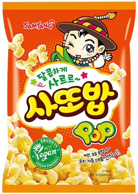 삼양 사또밥, 67g, 1개