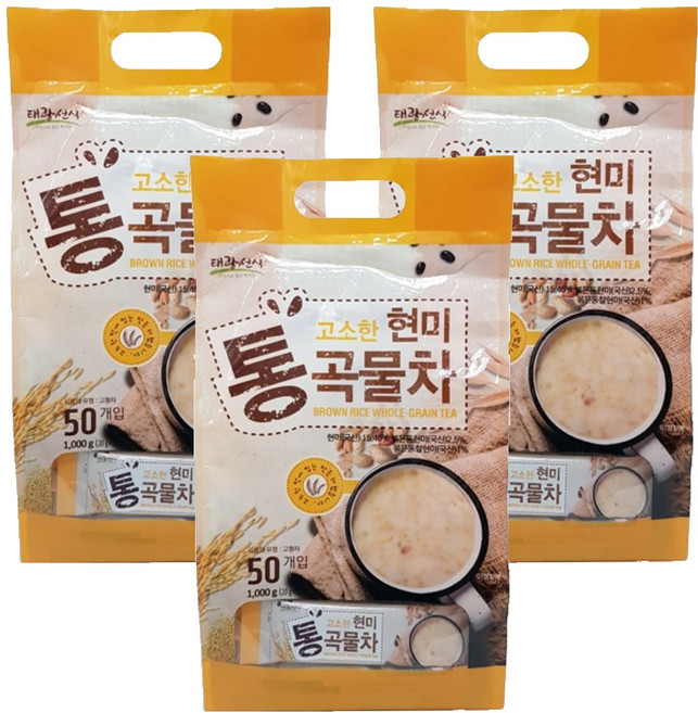 태광선식 현미 통 곡물차, 20g, 50개입, 3개