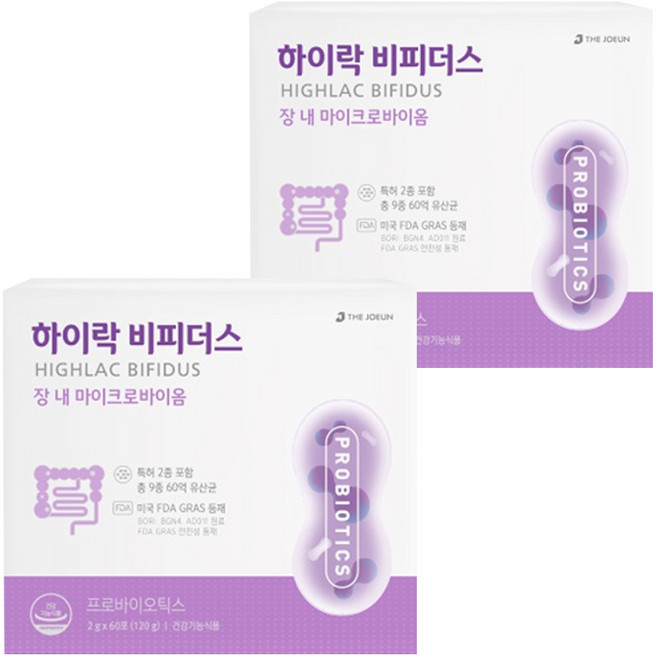 THEJOEUN 하이락 비피더스 60p, 120g, 2개