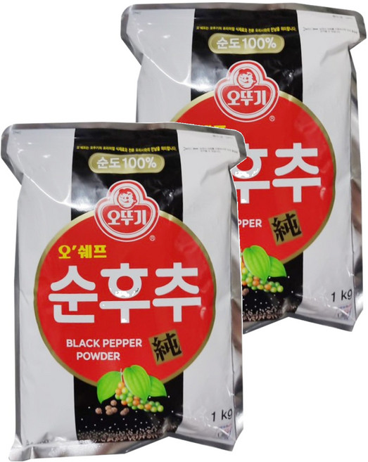 [오뚜기] 오쉐프 순후추, 1kg, 2개