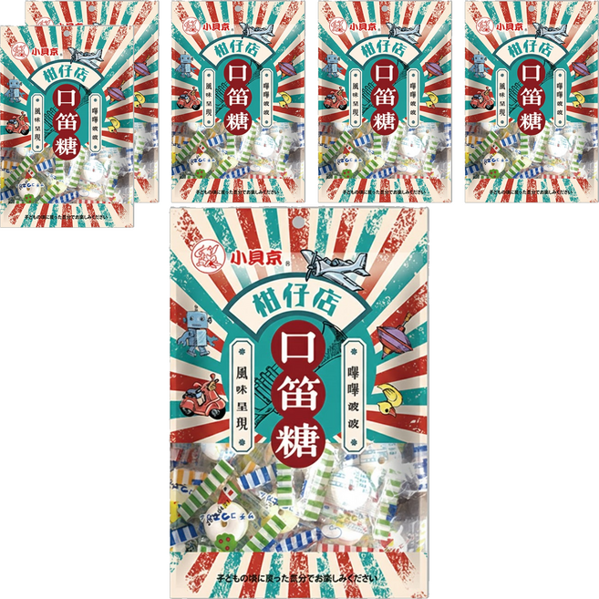 小貝京 日式口笛, 145g, 6袋