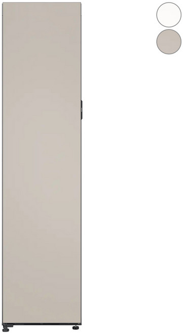 [색상선택형] 삼성전자 BESPOKE 1도어 키친핏 변온 냉동고 240L 우열림 방문설치, RZ24C58G0AP, 에센셜 베이지