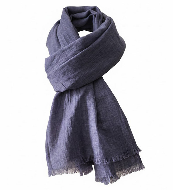 Vavisoo 邁賓斯 素色棉質圍巾