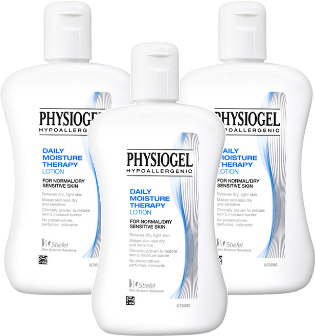PHYSIOGEL 潔美淨 層脂質保濕乳液, 200ml, 3瓶