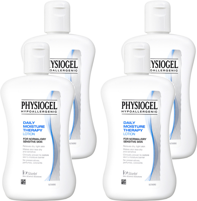 PHYSIOGEL 潔美淨 層脂質保濕乳液, 200ml, 4瓶