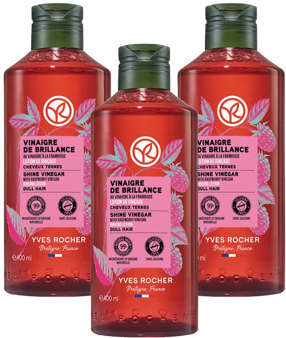 이브로쉐 라즈베리 헤어 식초 스칼프, 400ml, 3개