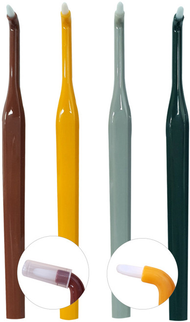 구구케어 어금니 칫솔 부드러운모 4종, 4개입, 1세트