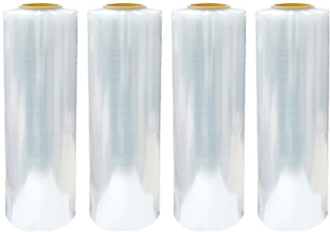 OKONG 拉伸膜 30mic x 500mm x 250m, 透明, 4個