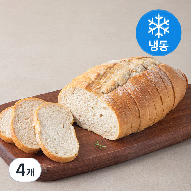 곰곰 검정보리 깜빠뉴 (냉동), 480g, 4개