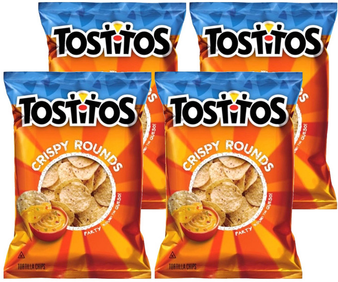 토스티토스 크리스피라운드 또띨라 칩, 283.5g, 4개