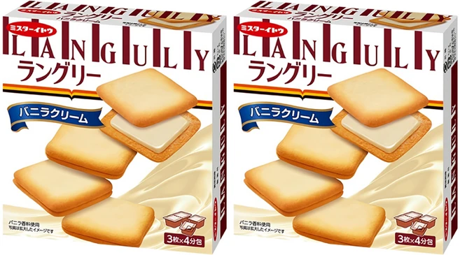 랑그리 바닐라향 크림 샌드, 132g, 2개 - 쿠팡