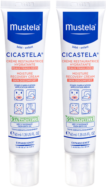 mustela 慕之恬廊 舒恬良修護霜, 2條, 40ml
