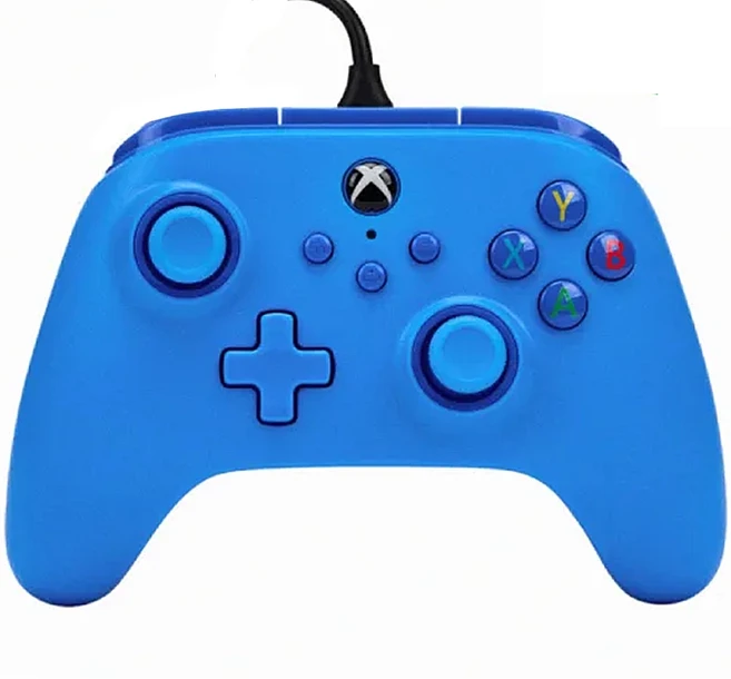 PowerA XBOX 官方授權 有線遊戲手把 藍色, 1519367-01, 藍, 1個