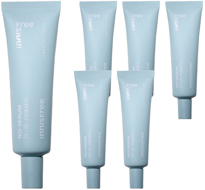 이니스프리 노세범 블러 프라이머 25ml, 내추럴베이지, 6개