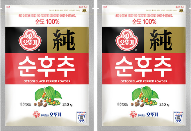 오뚜기 순후추, 240g, 2개